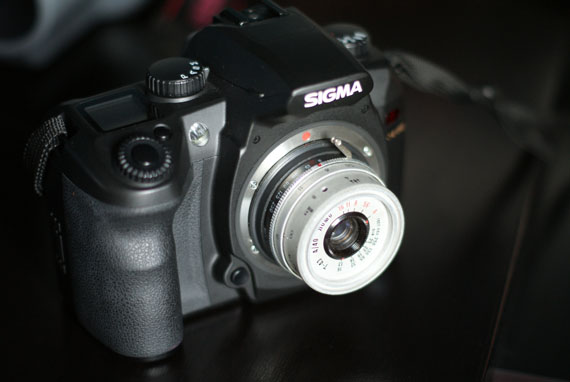 Sigma sd14 with T43 Lomo Smena lens