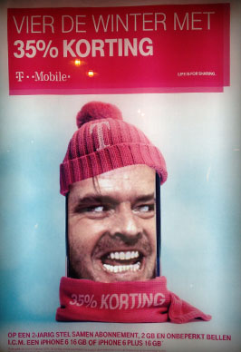 T-Mobile advertisement with Jack Nicholson